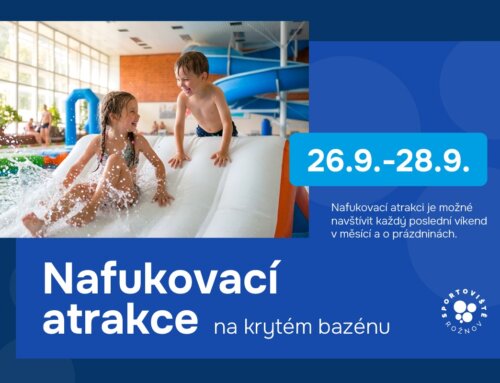 Nafukovací atrakce na Kryťáku